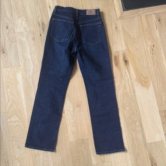 Madewell Dark Indigo 90’s Straight Jeans - Picture 3 of 3